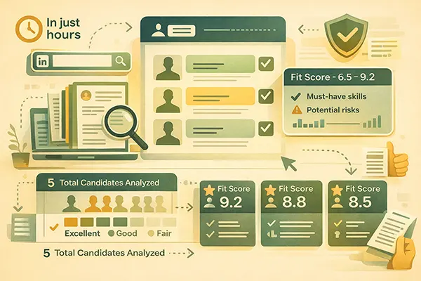 HR Agencies: Evidence-Based Shortlists in Hours